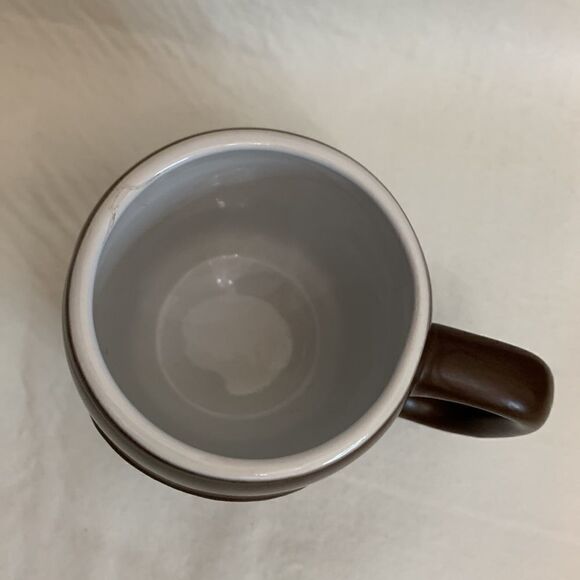 BAILEYS Irish Cream Liquor Coffee Mug 14 Oz Brown White Interior Dish Micro Safe - Picture 3 of 8